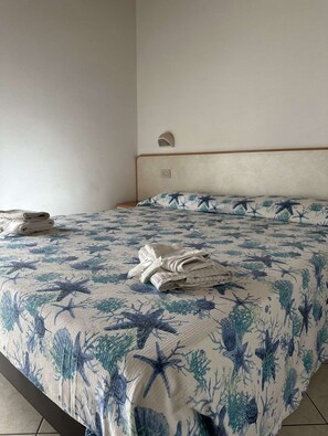 Camera con letto matrimoniale o 2 letti singoli, balcone | Una scrivania, Wi-Fi gratuito