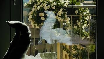 Familien-Vierbettzimmer, Balkon, Bergblick