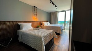 Doppia Deluxe, vista mare parziale | Wi-Fi gratuito