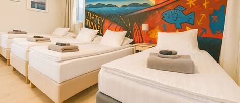 Family Quadruple Room | Premium bedding, individually decorated, desk, soundproofing