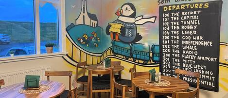 Fridge, microwave, toaster