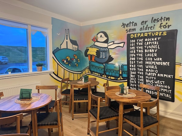 Fridge, microwave, toaster