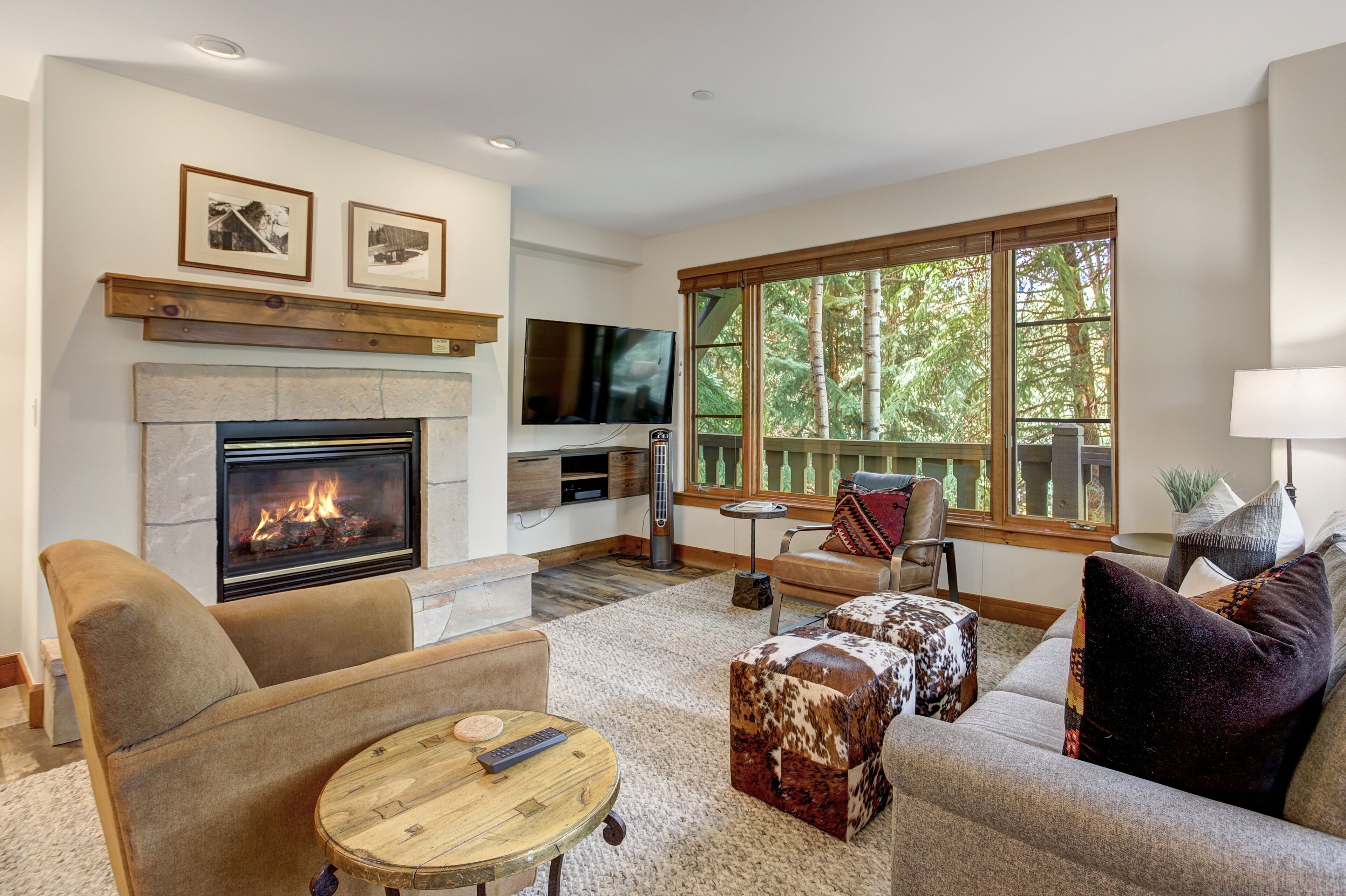 Appartement, 2 slaapkamers | Woonruimte | Smart-tv