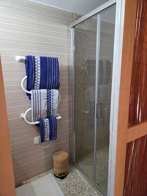 Shower, hair dryer, bidet, towels - La Maison du pêcheur with garden, spa and pool facing the south-facing pond (Bages)