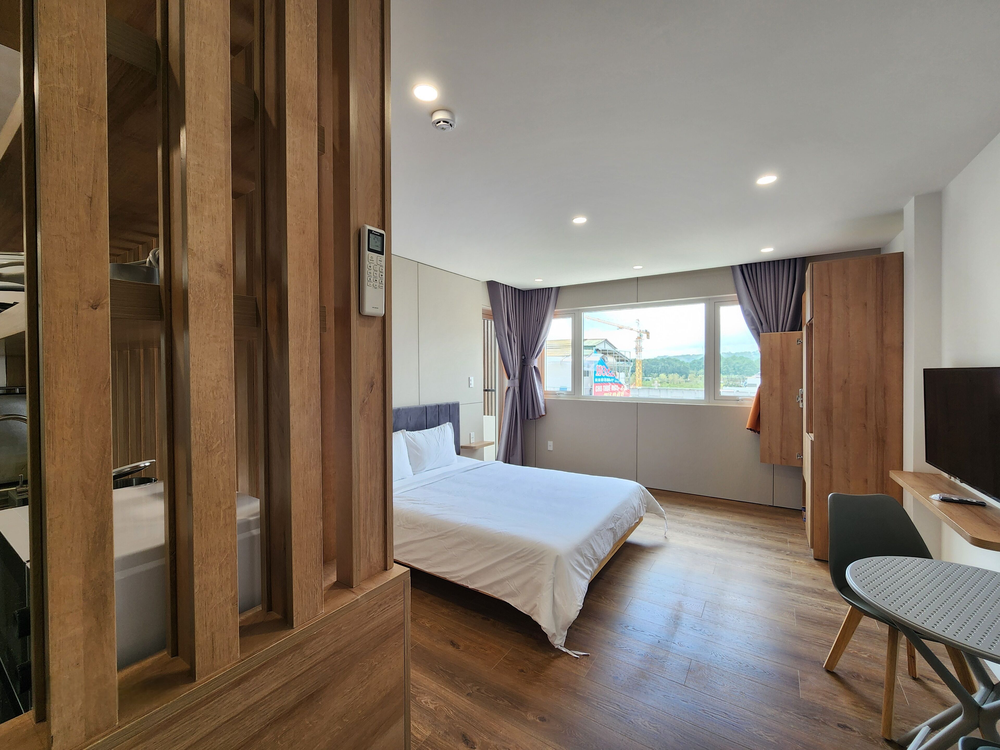 Studio Confort, balcon