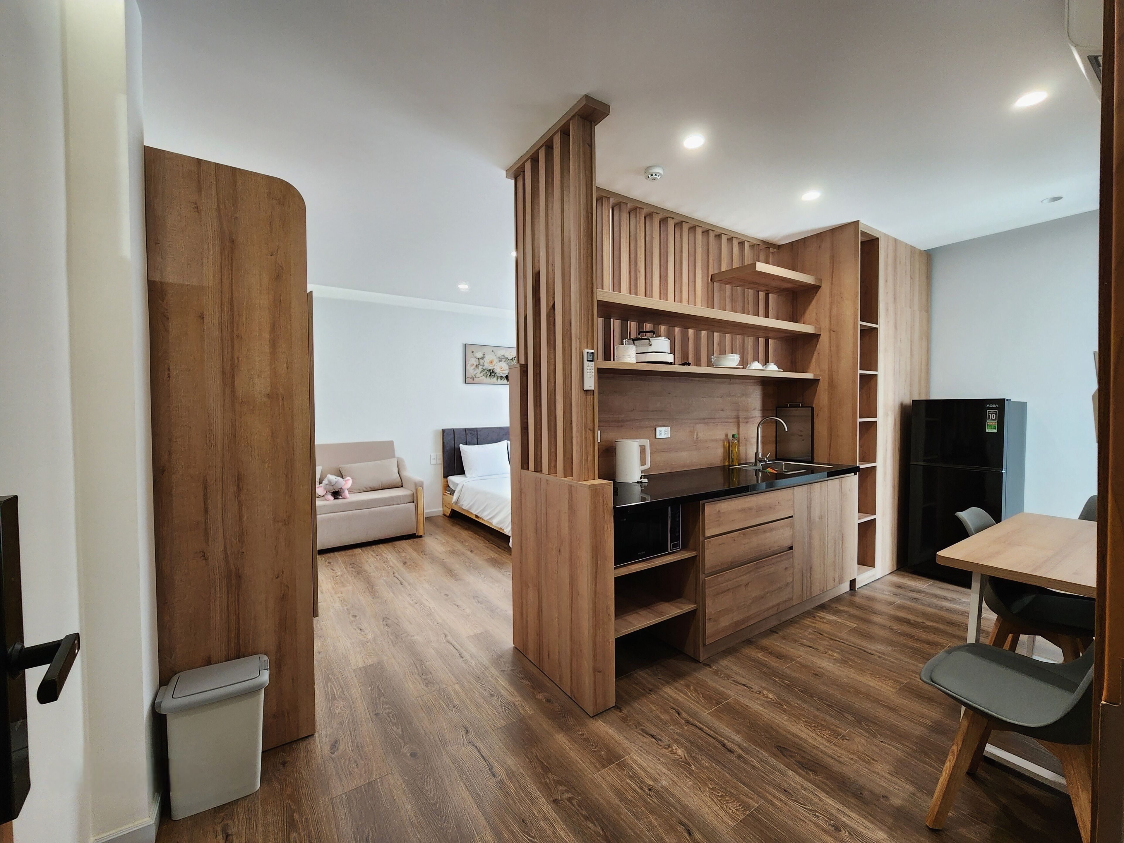 Familienstudio, Balkon