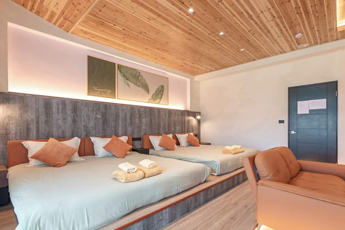 Panoramic Quadruple Room, 1 Bedroom, Balcony, Mountain View | Desk, laptop workspace, WiFi (free)