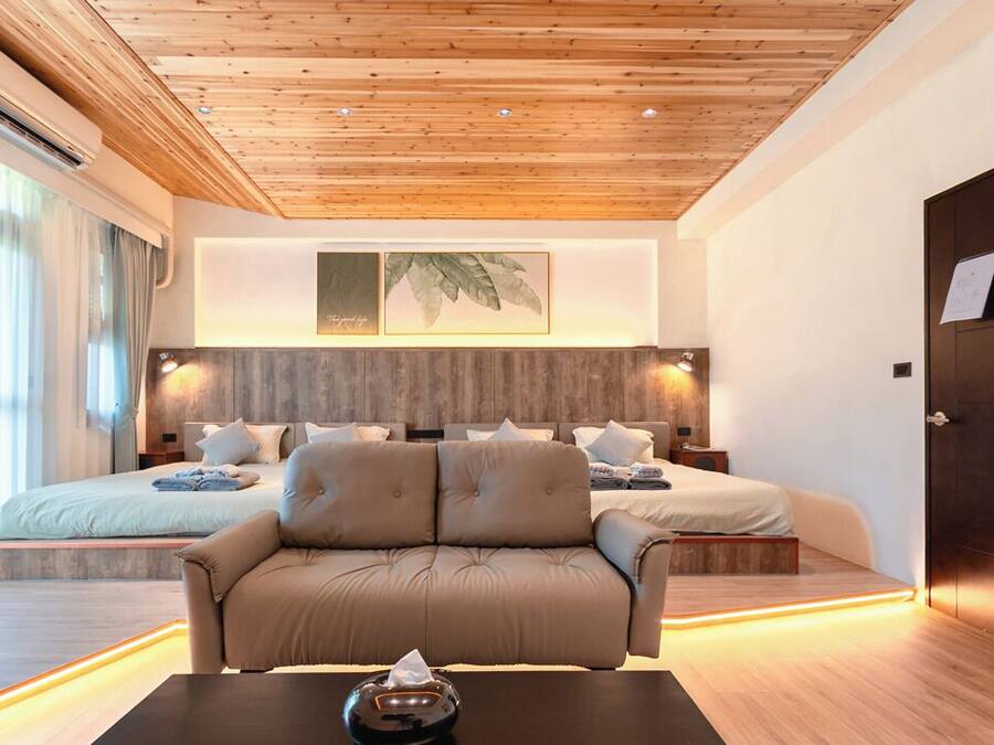 Panoramic Quadruple Room, 1 Bedroom, Balcony, Mountain View | Desk, laptop workspace, free WiFi