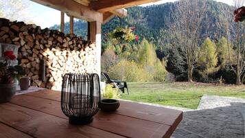 Cabin, Mountain View | Terrace/patio