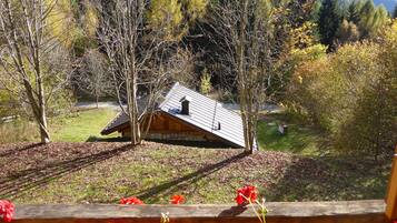 Uitzicht vanuit accommodatie