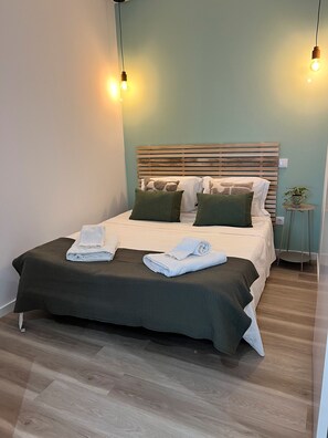 1 غرفة نوم وواي فاي وملاءات أسرّة