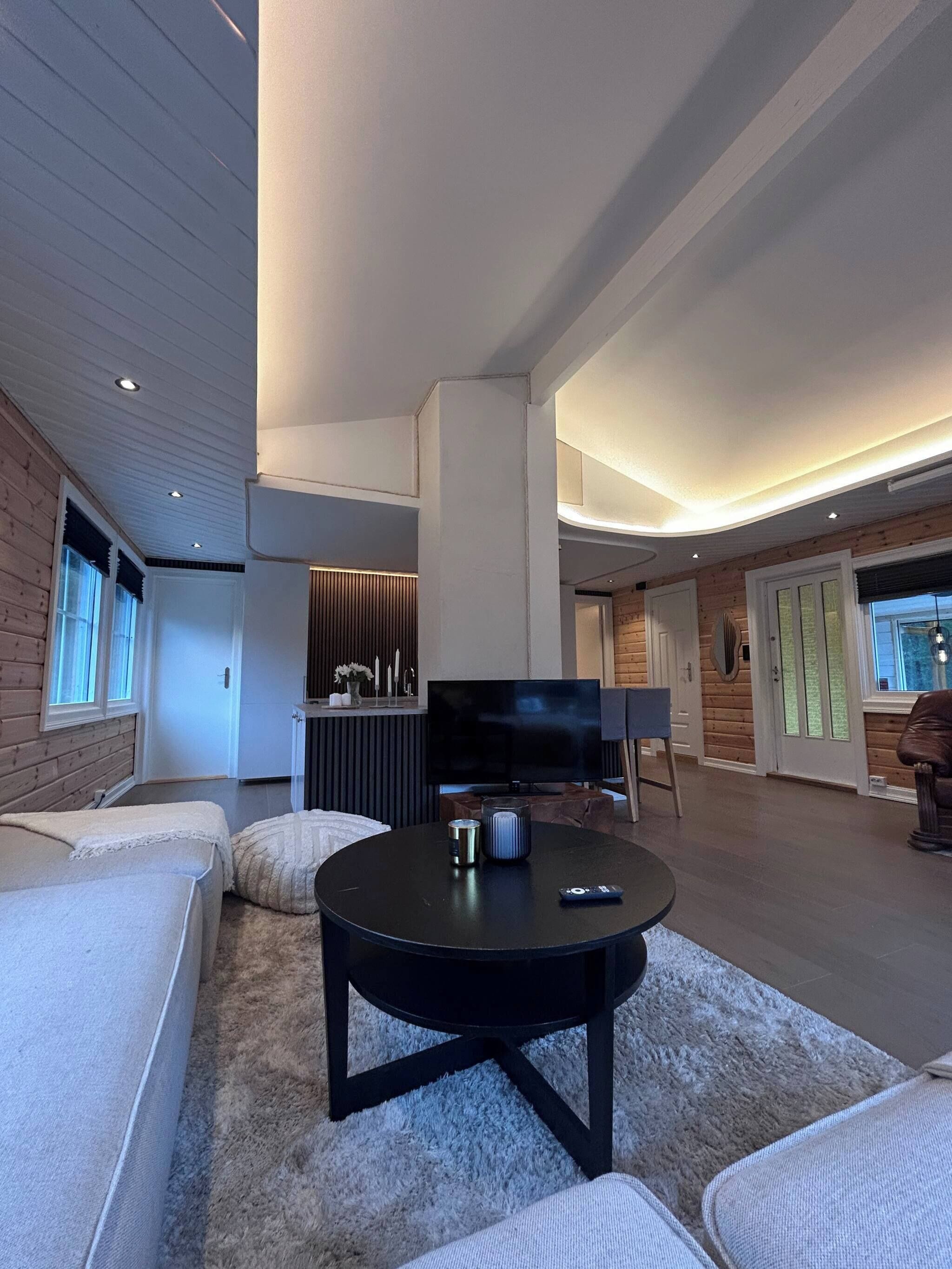 Maison, 5 chambres, fumeur, balcon | Salle de séjour