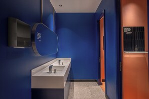 Soap, shampoo, toilet paper