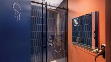 Soap, shampoo, toilet paper