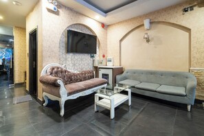 Sala de estar en el lobby