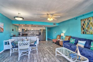 Condo, Multiple Beds (Holiday Villas III #209) | Living area - Holiday Villas III #209 (Indian Shores)