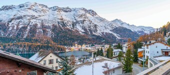 StMoritz Center Vintage Terrace 180 full lake view