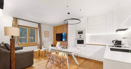 Modern 2 bedr 6 minutes from St Moritz