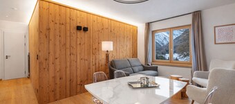 Modern 2 bedr 6 minutes from St Moritz