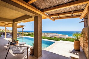 Villa, Sea View | Terrace/patio - Vala Luxury Villa A (Karpathos)