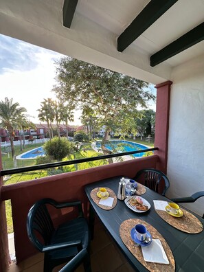 Outdoor dining - Apartment La Barrosa - Aldea del Coto (Chiclana de la Frontera)