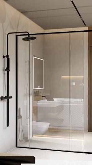 Double Room | Bathroom - Monarc Hotel (Ksamil)