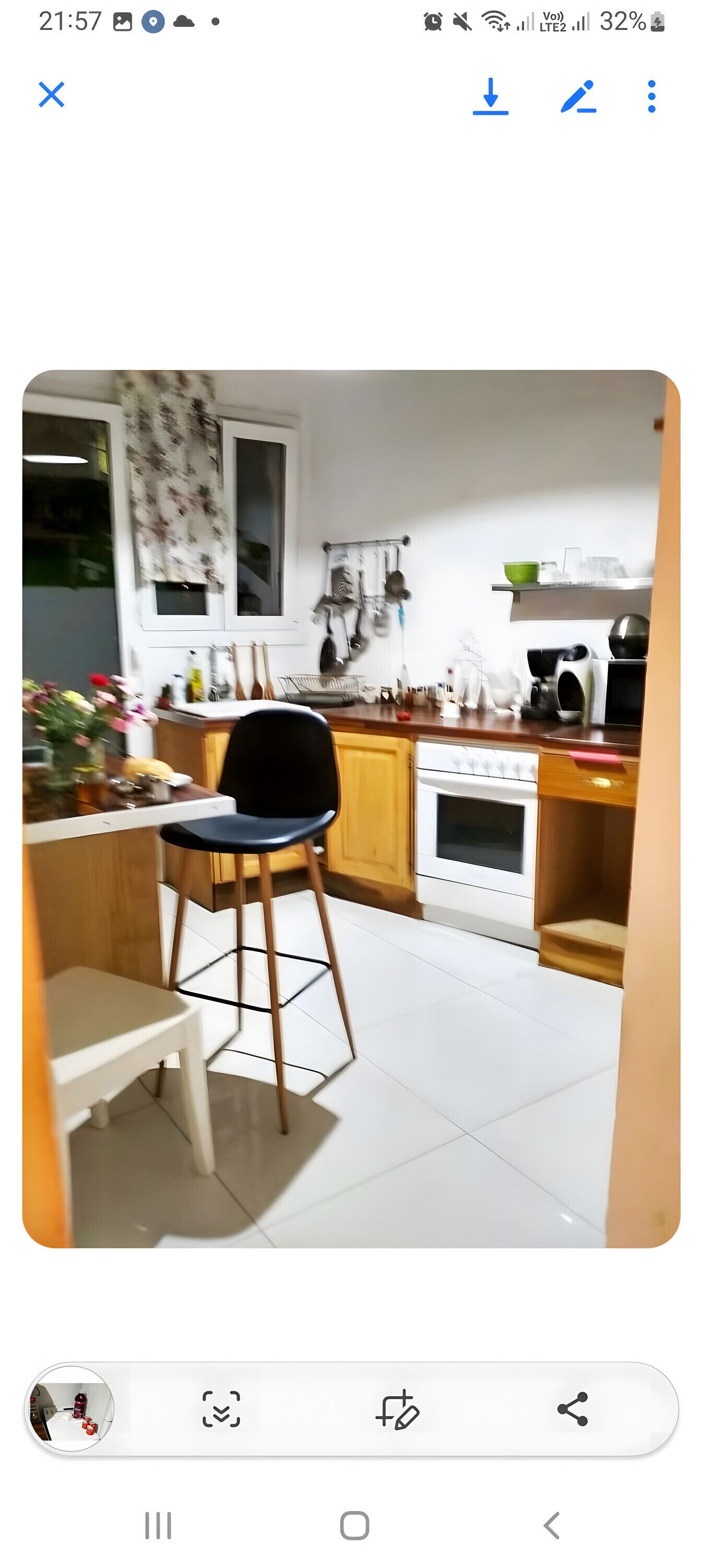 Fridge, microwave, coffee/tea maker, highchair