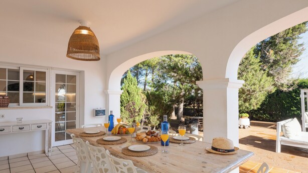Outdoor dining - New! Villa Oasis Prous (Ibiza)