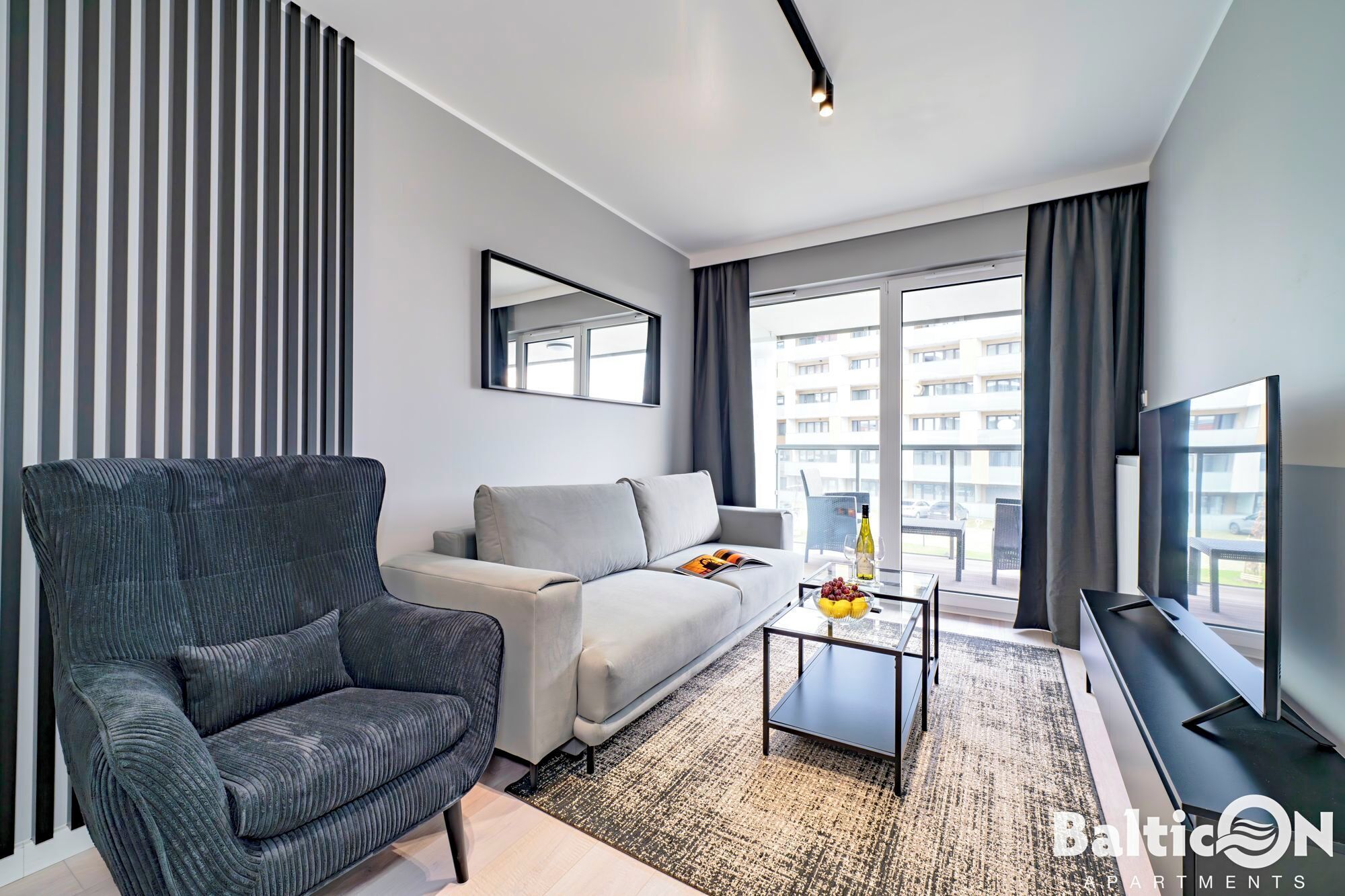 Apartemen Klasik (Kasprowicza 124) | Area keluarga | TV layar datar