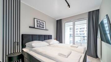 Classic-Apartment (Kasprowicza 223) | Bügeleisen/Bügelbrett, kostenloses WLAN, Bettwäsche, Rollstuhlgeeignet