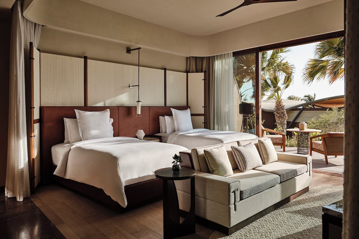 Ropa de cama hipoalergénica, edredón y minibar