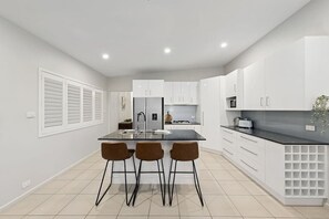 Coffee/tea maker, fridge, microwave, oven - Resort Style Home with Plunge Pool (Cessnock)