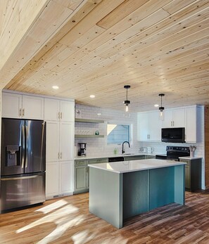 Luxury Cabin, Resort View | Private kitchen