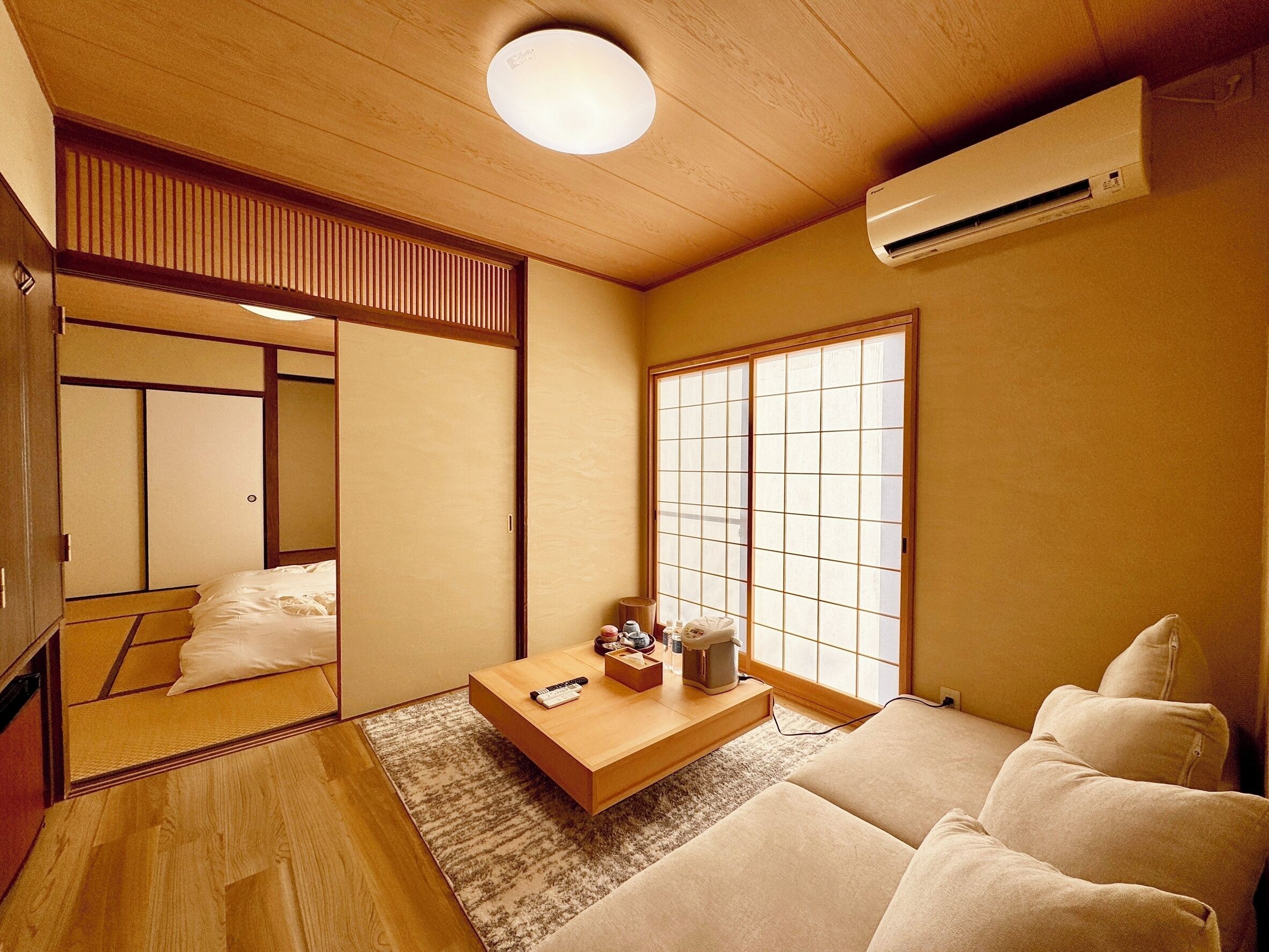 Driepersoonskamer in Japanse stijl, niet-roken | Gratis wifi