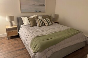 1 bedroom, iron/ironing board, internet, bed sheets