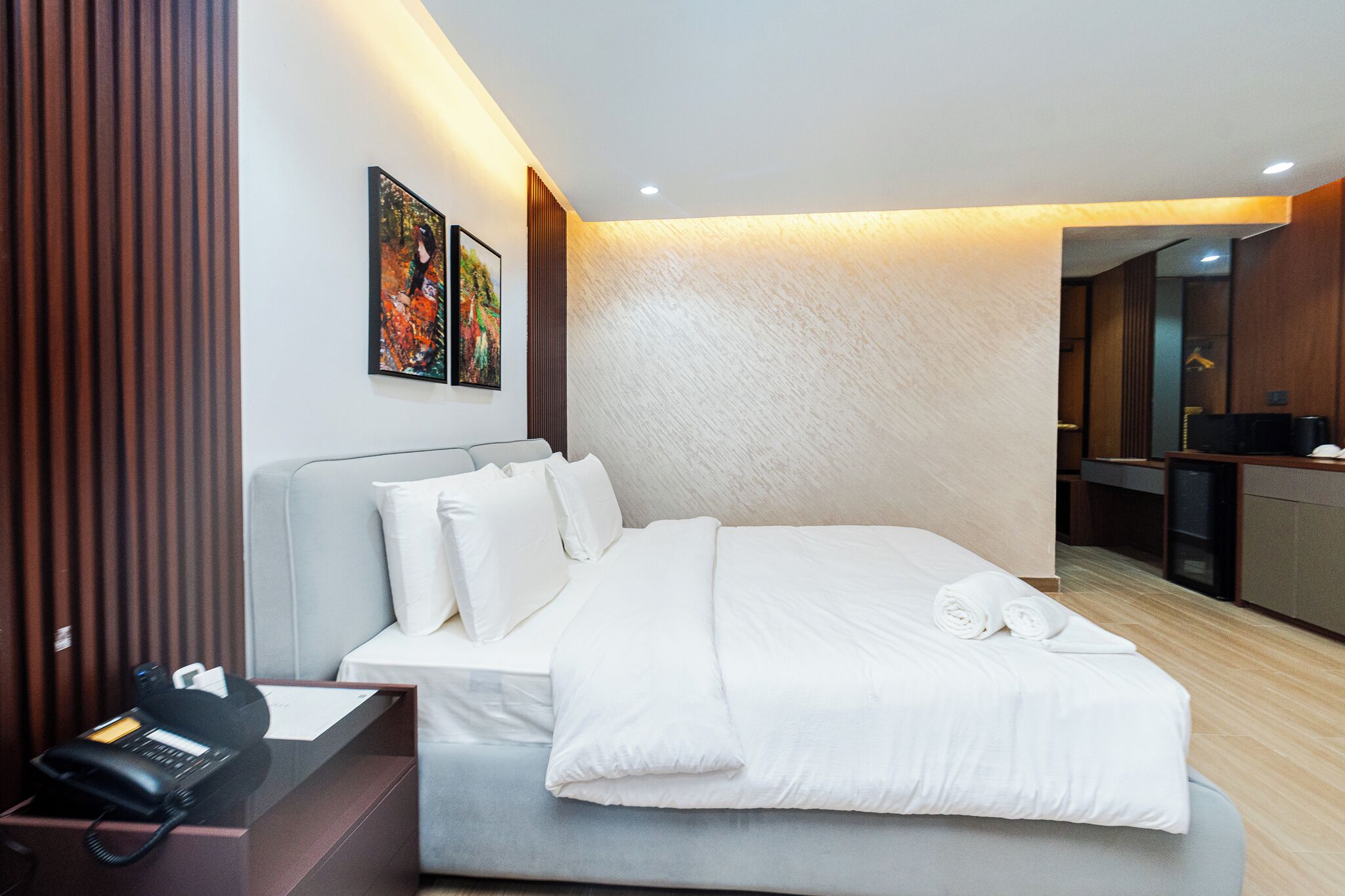 Habitació individual Deluxe | Escriptori, espai de treball apte per a portàtils i wifi gratuïta 