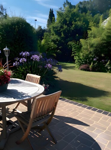 Soizic Guest Rooms – Room with Private Terrace, Shared Garden, and Wi-Fi