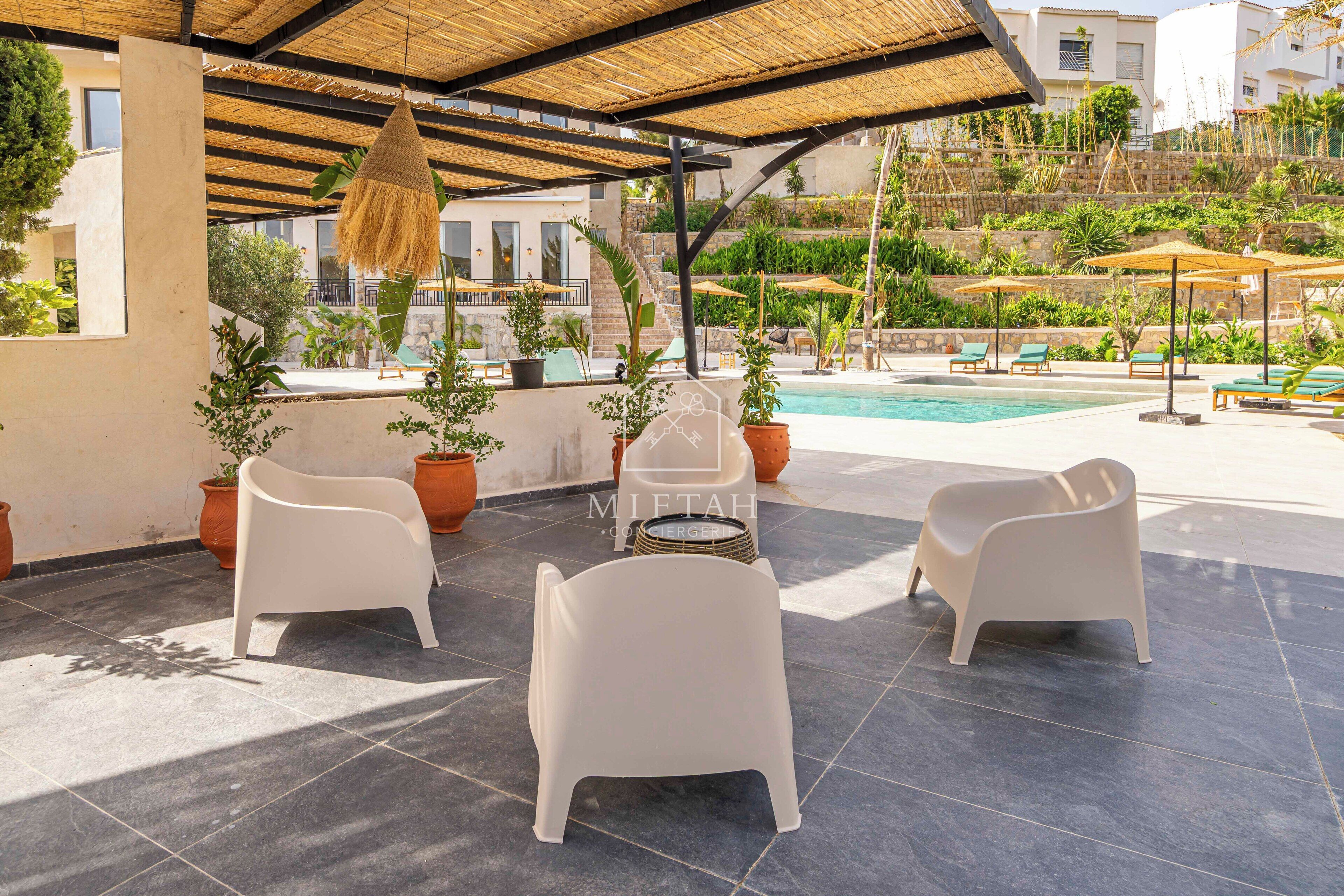 Façade de l’hébergement