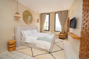 Panoramic Double Room | In-room safe, laptop workspace, blackout curtains, free WiFi - DAR LAZIZA (Al Bahraoyine)