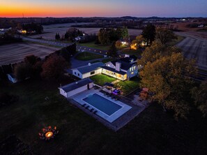 Exterior - 8BR Family Oasis w/ Pool, Hot Tub, Firepit, and Playground! (Cayuga)