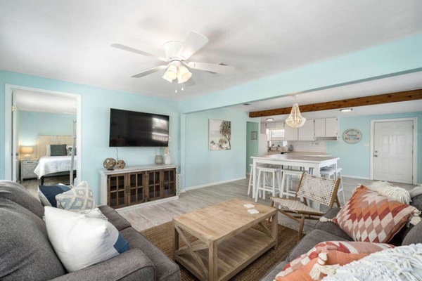 This is the main living room area of the home