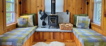 Stay at adorable mill house in walkable Maynard. Small but well-designed spaces.