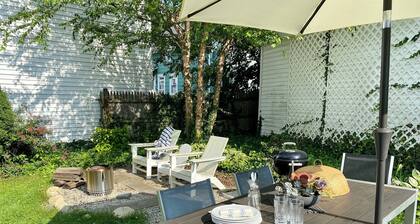 Stay at adorable mill house in walkable Maynard. Small but well-designed spaces.