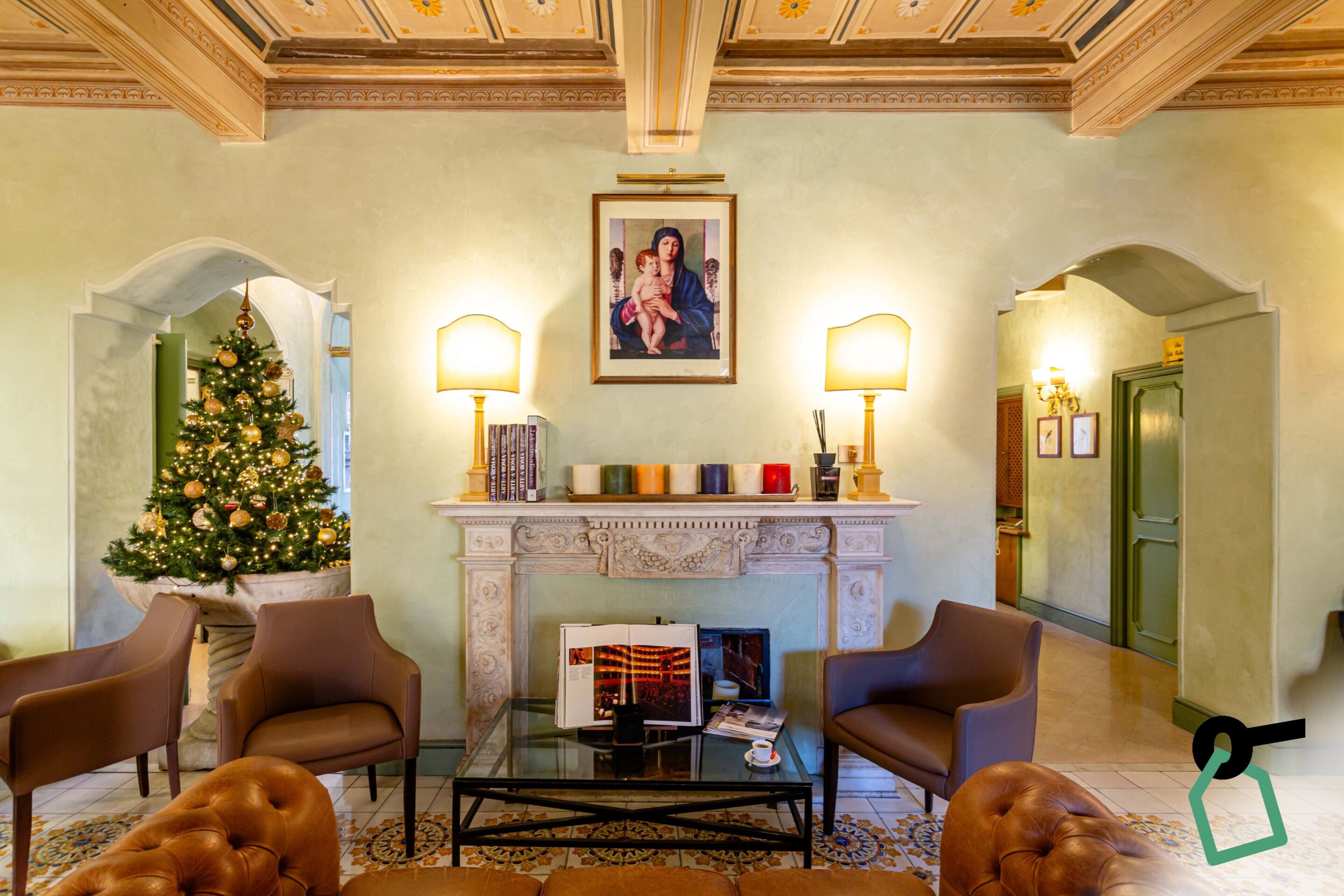 Coin salon dans le hall