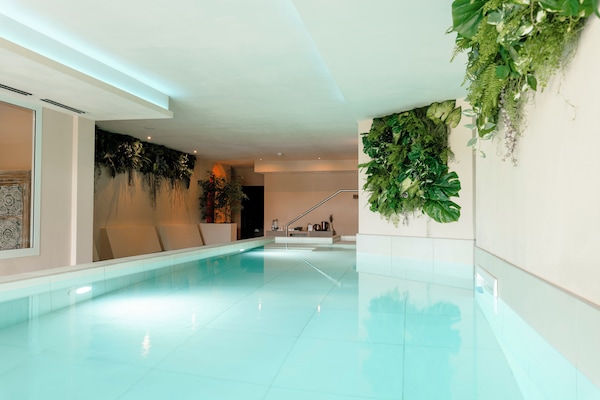 Indoor pool, seasonal outdoor pool