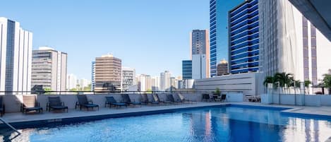 Indoor pool, outdoor pool