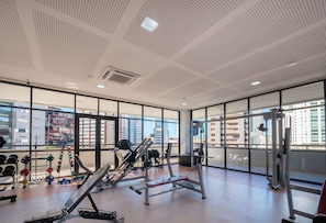 Fitness facility - Units at Mercure Salvador Boulevard Hotel - Msbs (Salvador)
