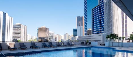 Indoor pool, outdoor pool