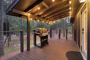 Terrace/patio - Summers Rest Mountain Cabin in the Pines (Pine)