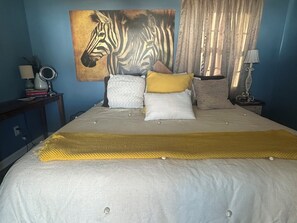 2 slaapkamers, een strijkplank/strijkijzer, wifi, beddengoed